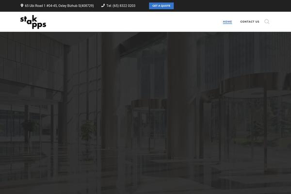 Globax theme site design template sample