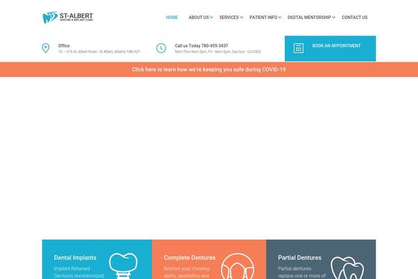 Dent-all theme site design template sample