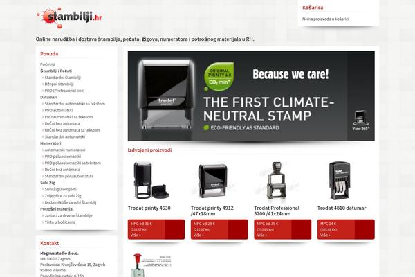 Magnus theme site design template sample
