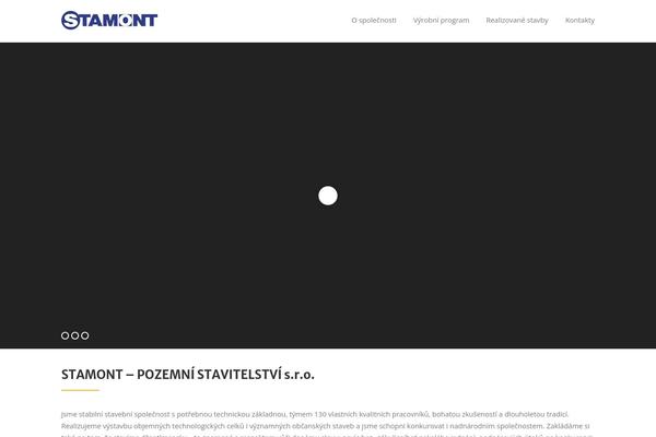 Construction theme site design template sample