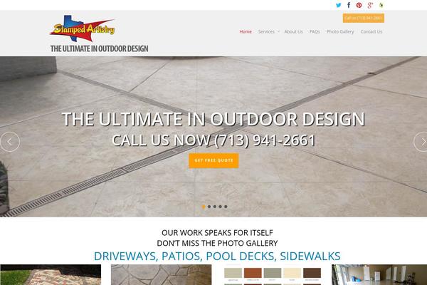 Salient theme site design template sample