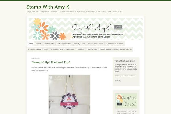 Misty Lake theme site design template sample