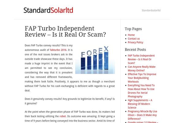 standardsolarltd.com site used Savana-lite