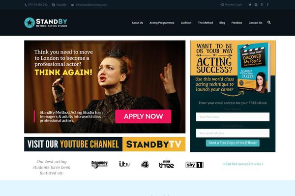 standbymethod.com site used Astra