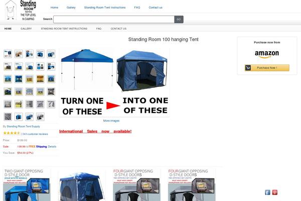 standingroomtents.com site used Amazon-look