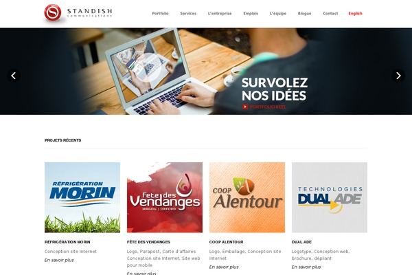 standish.ca site used Standish