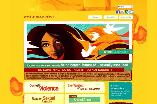 standupagainstviolence.org site used Reactor