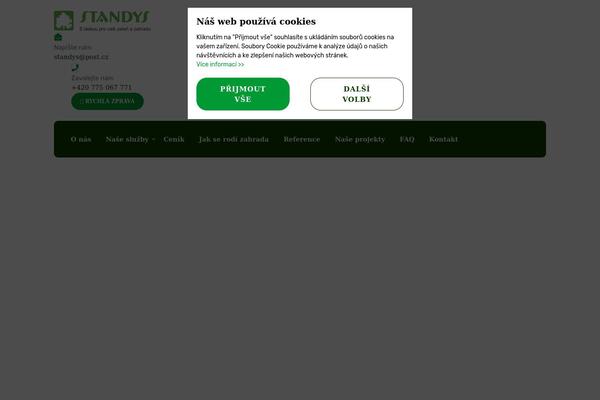 standys.cz site used Landmaster-child