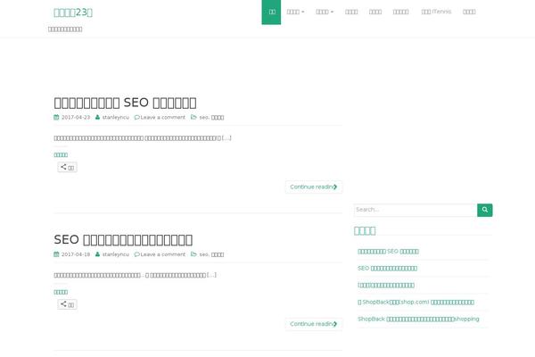 Site using Sassy Social Share plugin