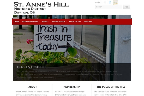 NonProfit theme site design template sample