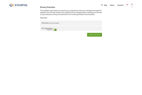 Site using Salient-social plugin