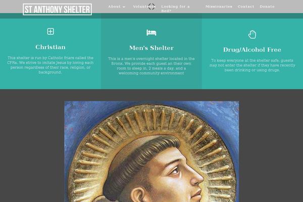 stanthonyshelter.org site used Athena_pro