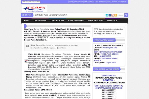 star-pulsa.com site used Salespro