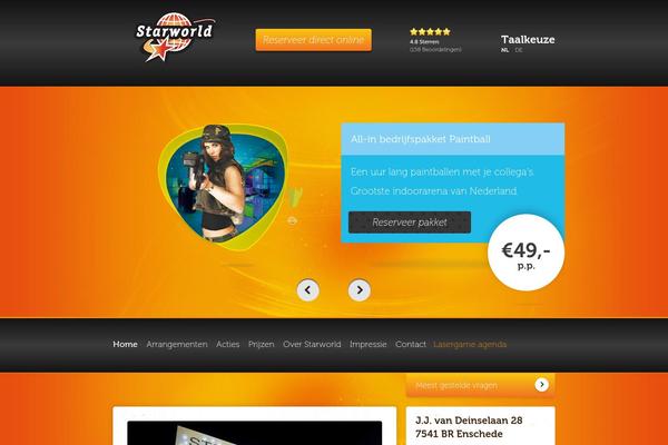Essentials theme site design template sample