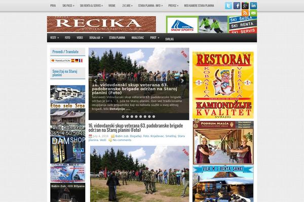 Netpress theme site design template sample