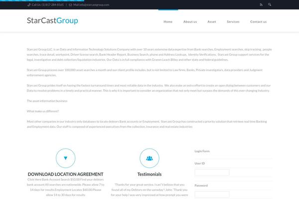 Patricia theme site design template sample