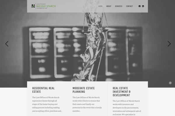Flax_wp theme site design template sample
