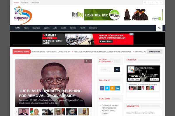 Foxiz theme site design template sample