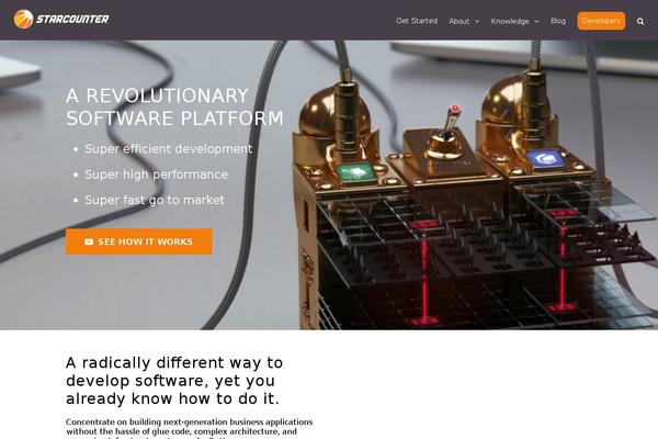 starcounter.com site used Starcounter-custom