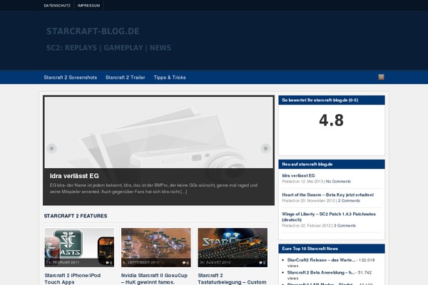 Site using Statify plugin