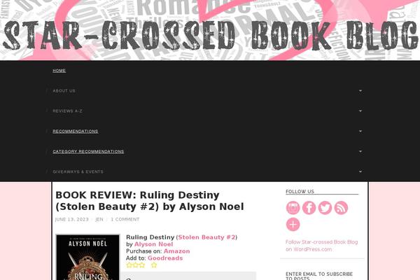 Site using Ultimate-book-blogger plugin