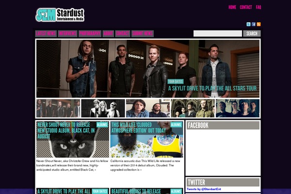 Magzimus theme site design template sample