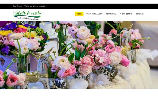 starevents.ro site used Trendy Travel