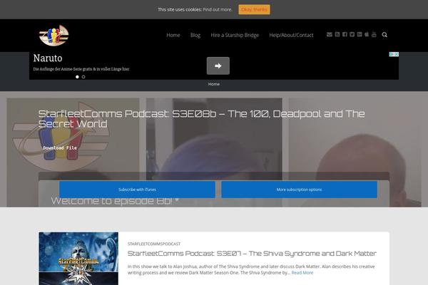 starfleetcomms.com site used Cutie-pie