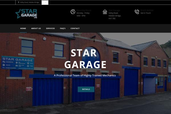 Servo theme site design template sample