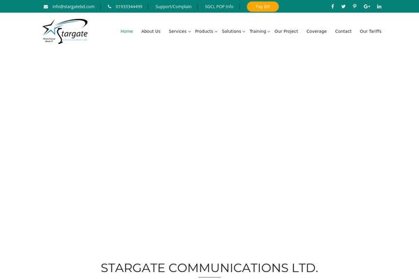 Stargate theme site design template sample