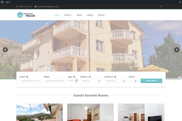 Starhotel theme site design template sample