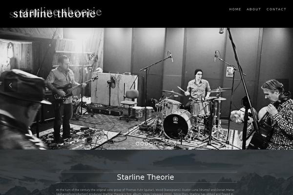 Harmonic theme site design template sample