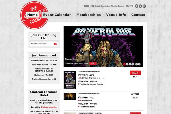 Site using Ticketfly-cms plugin