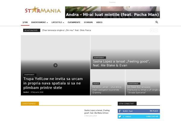 Newspaper theme site design template sample