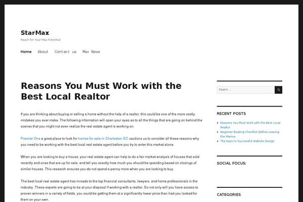 Site using Kiwi-social-share plugin