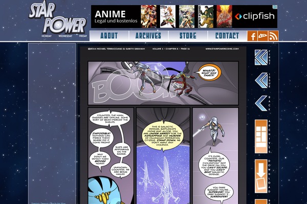 Site using Comic Easel plugin