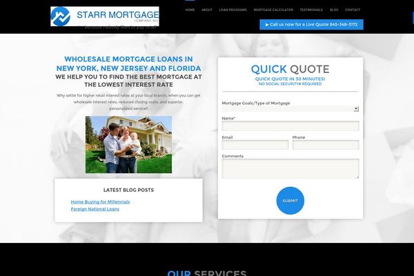 starr theme websites examples