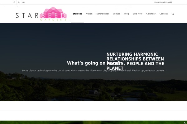 Landshafting theme site design template sample