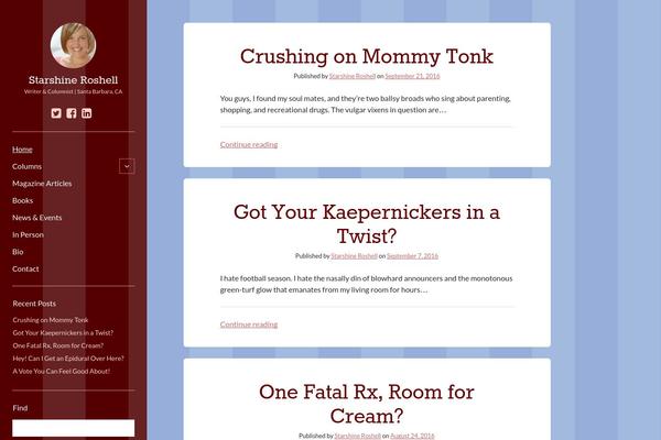 Site using Simple Testimonials plugin