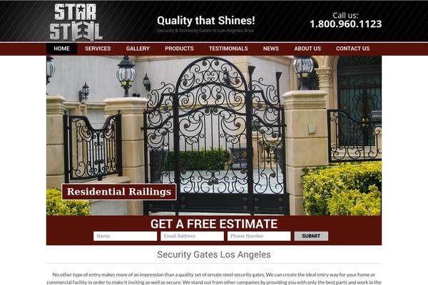 Solar theme site design template sample