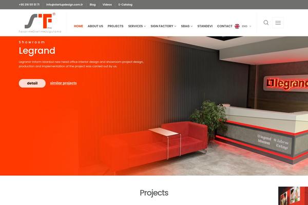 start-updesign.com site used Staupd