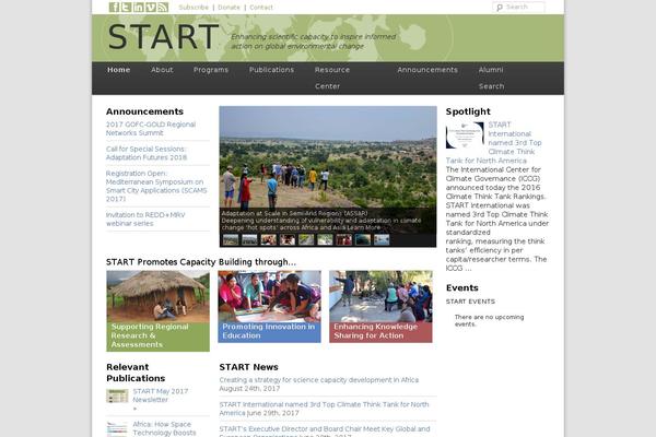 start theme site design template sample