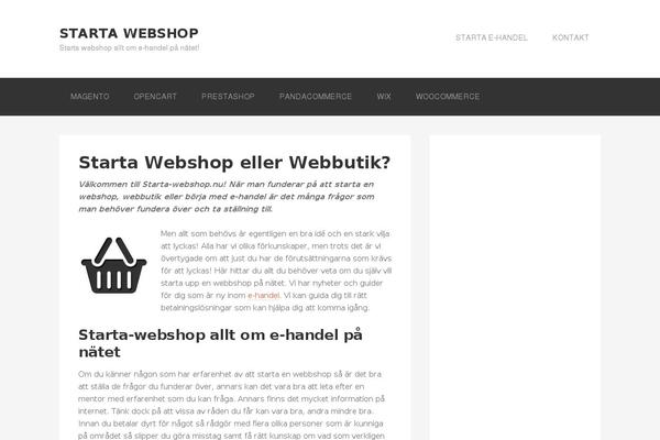 starta-webshop.nu site used Genesis-sample-develop