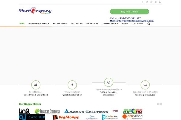 Redbiz theme site design template sample