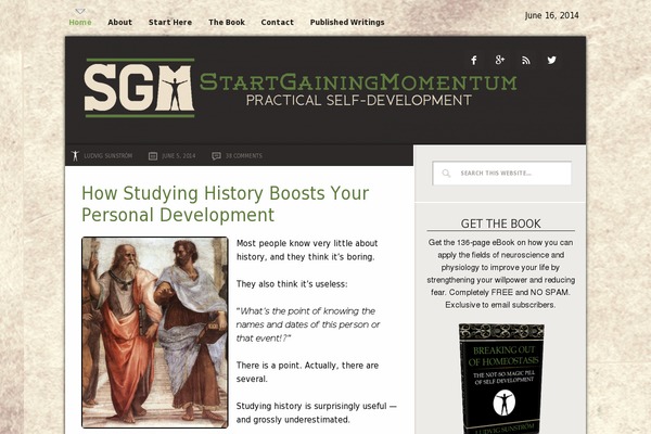 Streamline theme site design template sample