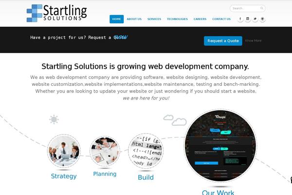 SiteOrigin Corp theme site design template sample