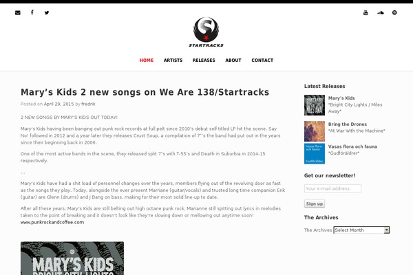 Vantage theme site design template sample