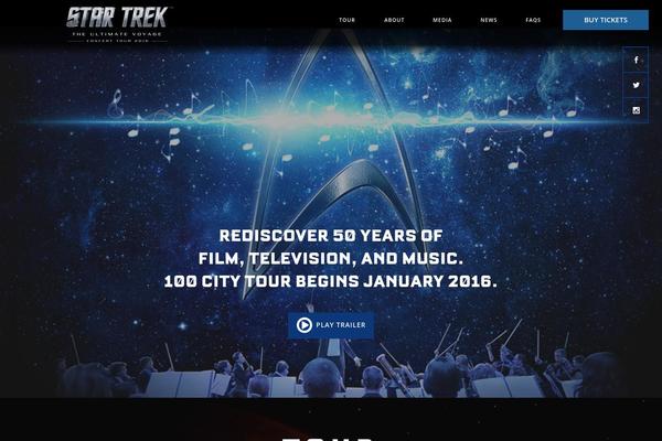startrekultimatevoyage.com site used Meetup