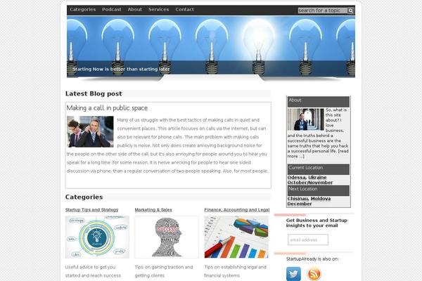 Dzonia Lite theme site design template sample