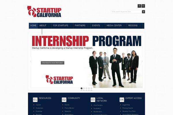 startupcalifornia.org site used Theme1411